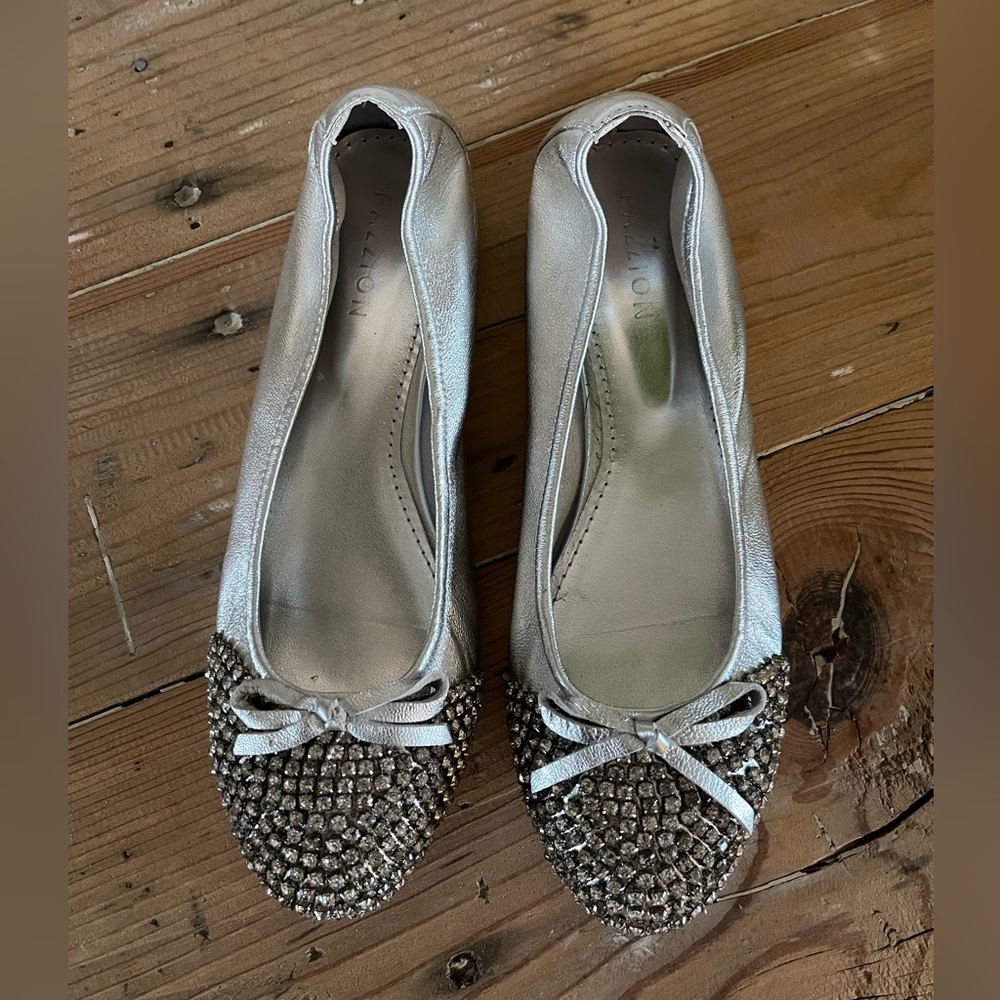 Flats, Pazzion ballet flats with Swarovski crystals.